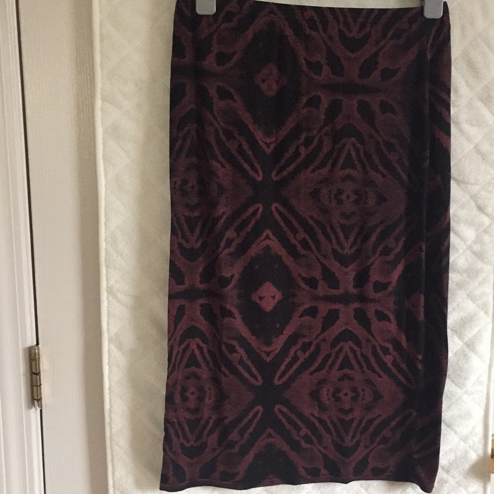 BOOHOO MIDI TUBE SKIRT | Unique Dye Pattern | 10